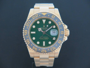 Rolex GMT-Master II Yellow Gold 116718LN Green Dial ''First Series''