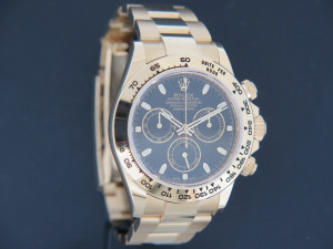 Rolex Daytona Yellow Gold Black Dial 116508 NEW