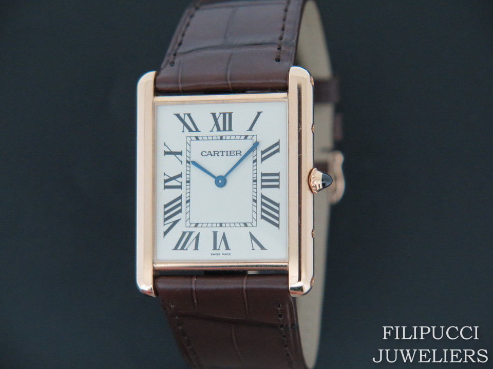 Cartier tank xl rose gold hot sale