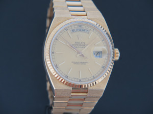 Rolex Day-Date Oysterquartz Champagne Dial 19018