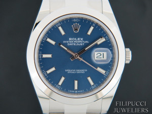 Rolex Datejust 41 Blue Dial  126300 NEW