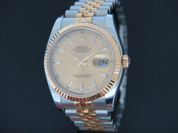 Rolex - Datejust Gold/Steel Champagne Dial 116233