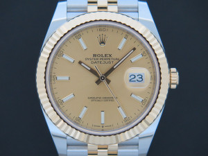 Rolex Datejust 41 Gold/Steel Champagne Dial 126333