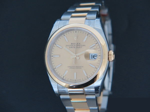 Rolex - Datejust Gold/Steel Champagne Dial NEW 126203