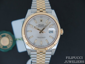 Rolex Datejust 41 Gold/Steel NEW 126333 Silver Dial 2020