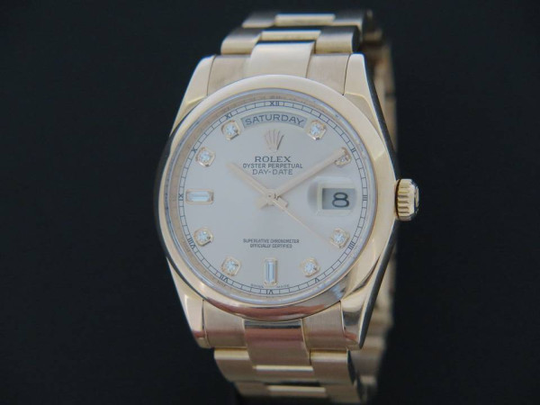Rolex - Oyster Perpetual Day-Date Rose Gold diamond dial