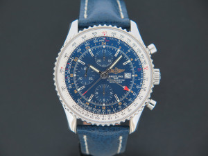 Breitling Navitimer World GMT Blue Dial A2432212