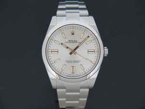 Rolex Oyster Perpetual 41 Silver Dial 124300 NEW