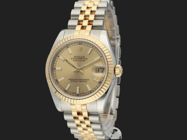 Rolex - Datejust 31 Gold/Steel Champagne Dial 178273