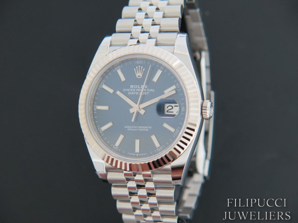 Rolex - Datejust 41 Blue Dial 126334 NEW   