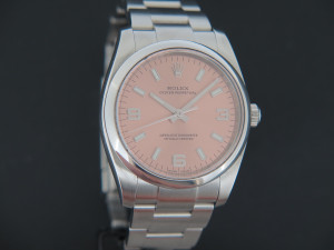 Rolex Oyster Perpetual 34 Pink Arab Dial 114200