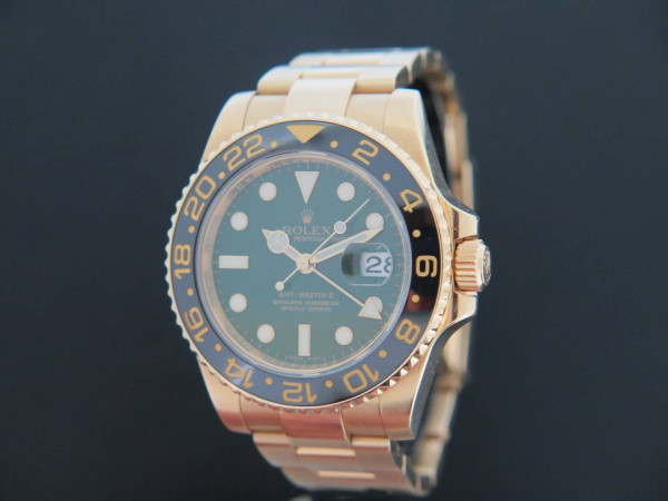 Rolex - GMT-Master II Yellow Gold 116718LN Green Dial ''First Series''
