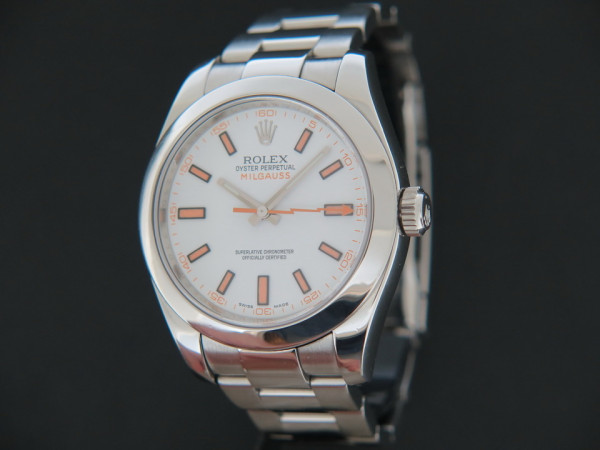 Rolex - Milgauss 116400 White Dial