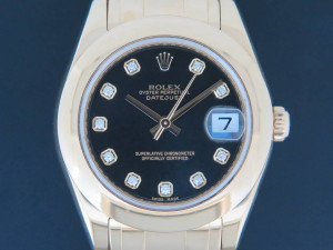 Rolex Pearlmaster 34MM Yellowgold Diamonds 81208