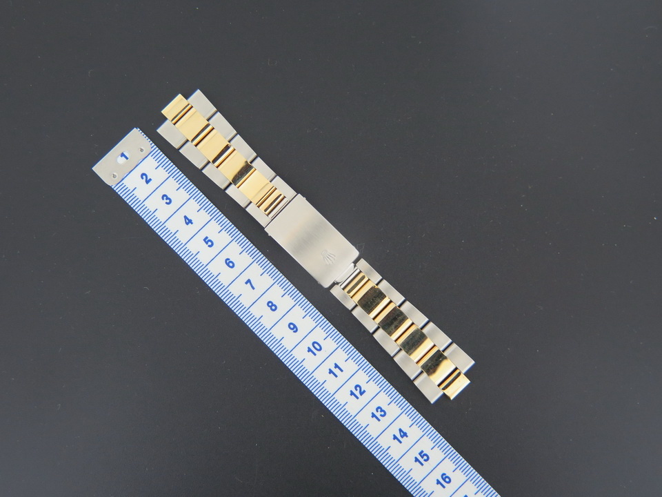 Rolex Oyster Bracelet Gold Steel ref. 78363 Parts Filipucci Jewelers Maastricht