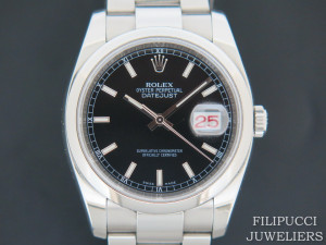 Rolex Datejust Black Dial 116200