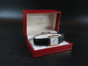 Cartier Tank Must de Cartier Vermeil MM 2415 