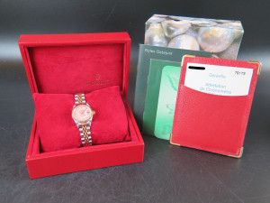 Rolex Lady-Datejust Gold/Steel Pink Coral Dial 79173
