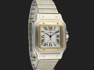 Cartier Santos Galbee XL Gold/Steel W20099C4 2823