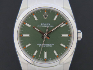 Rolex Oyster Perpetual Olive NEW 114200 