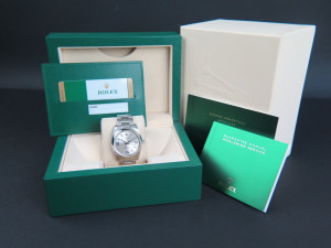 Rolex Oyster Perpetual 3 6 9 Silver dial