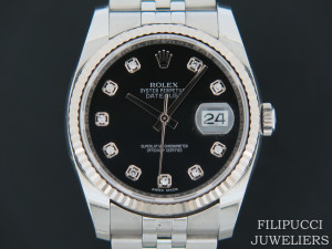 Rolex Datejust Black Diamond Dial 116234 