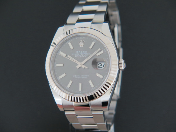 Rolex - Datejust 41 Dark Rhodium NEW 126334 