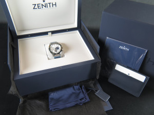 Zenith Chronomaster Sport El Primero White Dial 03.3100.3600/69.M3100 NEW FULL STICKERS