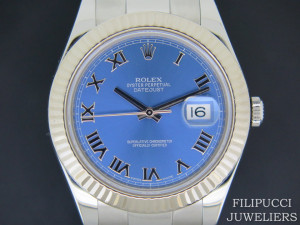 Rolex Datejust II Azzurro Blue 116334