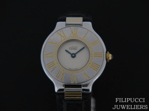 Cartier Must 21 Gold/Steel