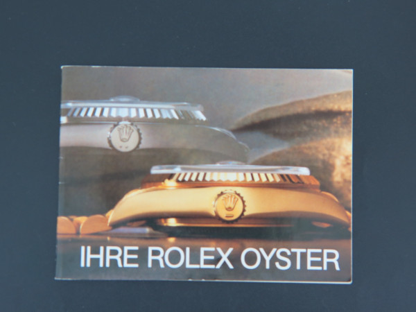 Rolex - Ihre Oyster Booklet German