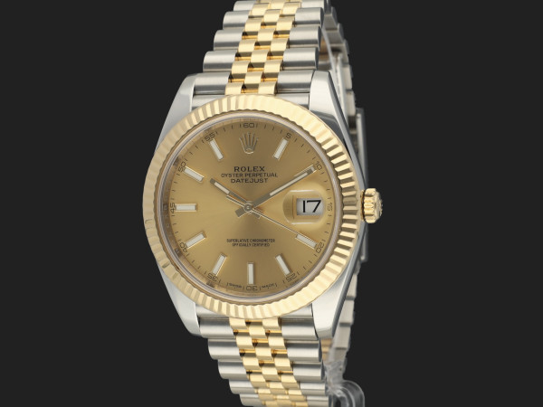 Rolex - Datejust 41 Gold/Steel Champagne Dial 126333