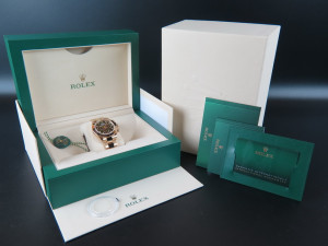 Rolex Daytona Yellow Gold Green Dial 116508 NEW