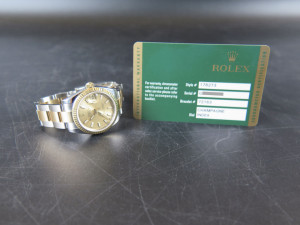 Rolex Datejust 31 Gold/Steel Champagne Dial  178273