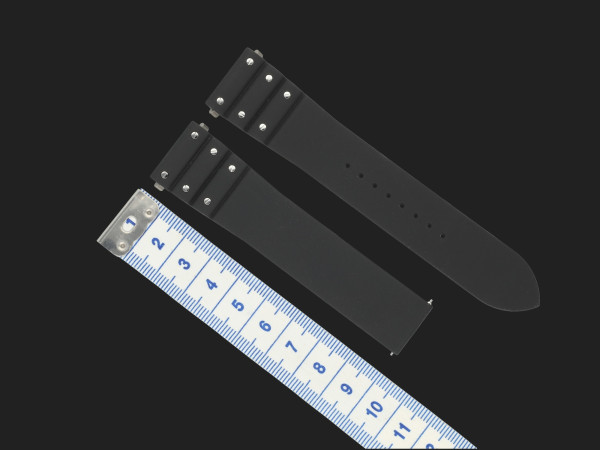 Cartier - Black Rubber Strap for Santos Large NEW
