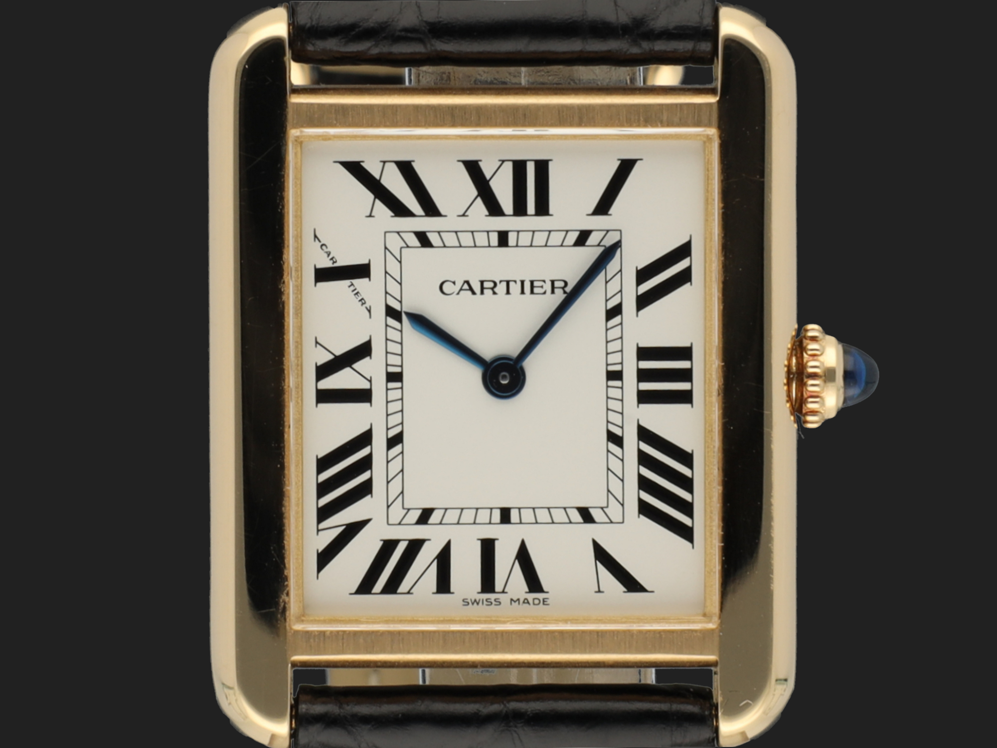 Cartier tank solo small gold deals