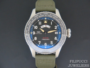 IWC Pilot's Watch Timezoner Spitfire NEW IW395501