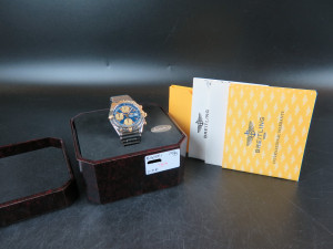 Breitling Chronomat Automatic Gold/Steel Blue Dial B13050