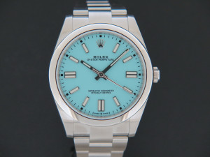 Rolex Oyster Perpetual 41 Turquoise Dial 124300 NEW