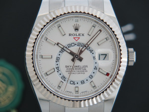 Rolex Sky-Dweller 326934 Silver Dial NEW
