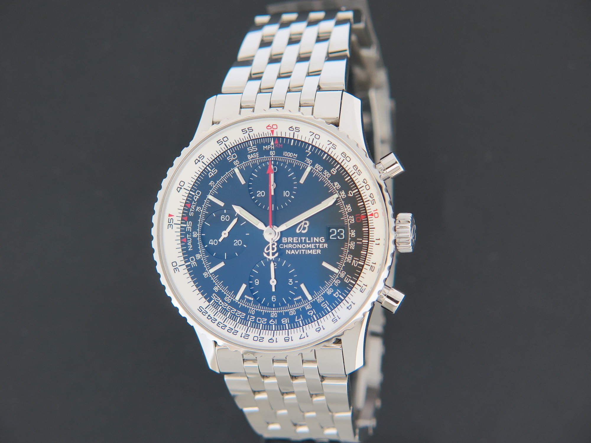 Breitling Navitimer Chronograph Black Dial 41 A13324 NEW Uhren Filipucci Juwelers