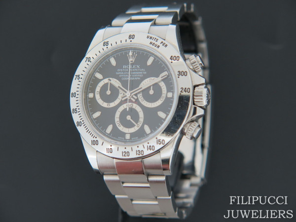 Rolex - Daytona Black Dial 116520 Random Serial