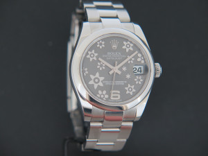 Rolex Datejust 31 Dark Rhodium Floral Dial 178240