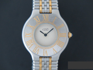 Cartier Must 21 Gold/Steel