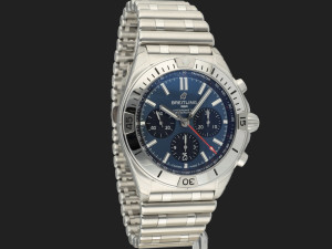 Breitling Chronomat B01 42 Blue Dial AB0134 NEW