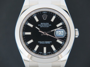 Rolex Datejust II Black dial 116300