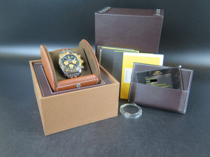 Breitling Chronomat 44 Gold/Steel Black Dial CB011012