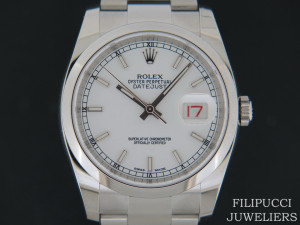 Rolex Datejust White Dial NEW 116200