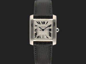 Cartier Tank Francaise GM White Gold Automatic 2366