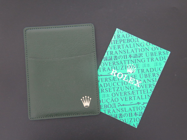 Rolex - Card Holder + Translation Booklet.